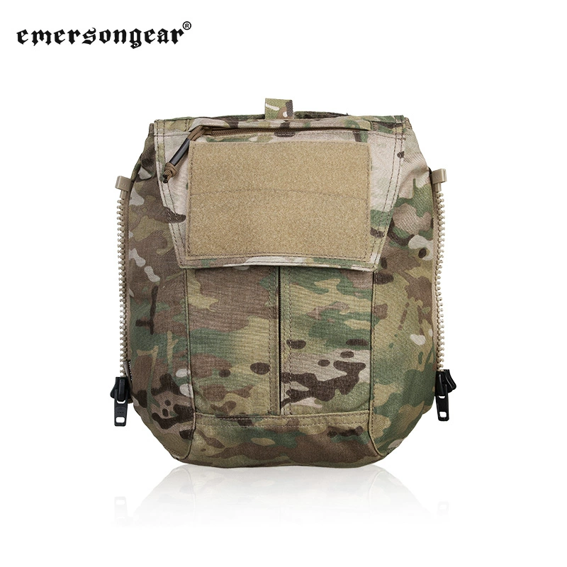 Tactical Plate Carrier Zippered Hydration Pouch for AVS JPC2.0 CPC Plate Carrier