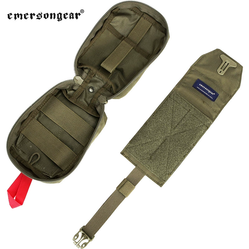Tactical Medical Pouch Nylon Wear-Resistant Anti-Scratch Plate Carrier Accessory Military Waistband Pouch