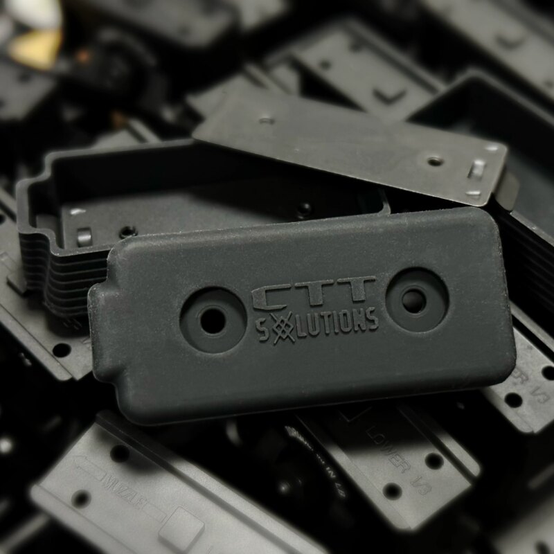 Rubber Base for Military Magazines, with Steel Replacement Base (BCM Compatible)
