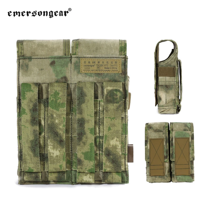 "Battlefield" 7.62 Double Mag Pouch Tactical Plate Carrier Placard Attachment Pouch Cordura 500D