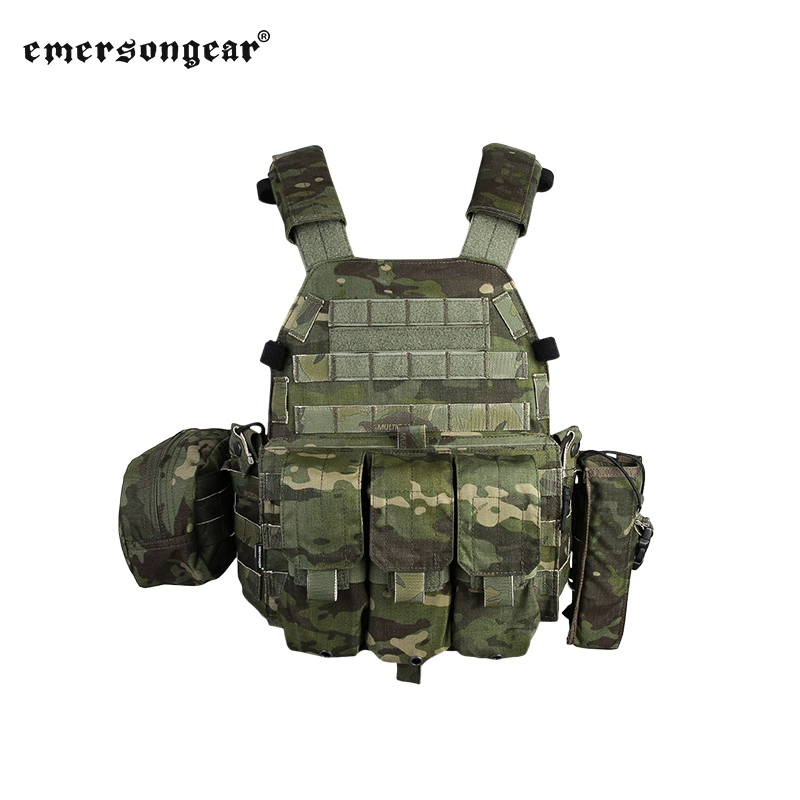 Tactical Plate Carrier LBT6094A Style with Pouch, Large Size